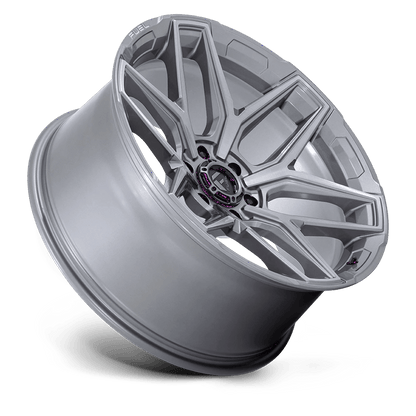 22x12 Fuel FC854 Flux Platinum Wheel 5x5 (-44mm)