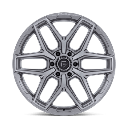 22x12 Fuel FC854 Flux Platinum Wheel 5x5 (-44mm)