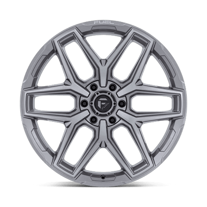 17x9 Fuel Off-Road FC854 Flux Platinum Wheel 6x5.5 (-12mm)