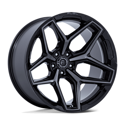 20x10 Fuel Off-Road FC854 Flux Gloss Black Brushed Gray Tint Wheel 5x5 (-18mm)