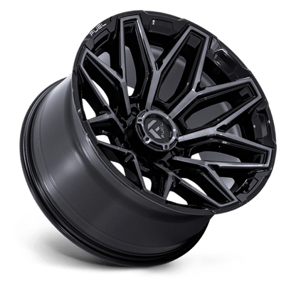 20x9 Fuel FC854 Flux Gloss Black Brushed Face With Gray Tint Wheel 8x170 (1mm)