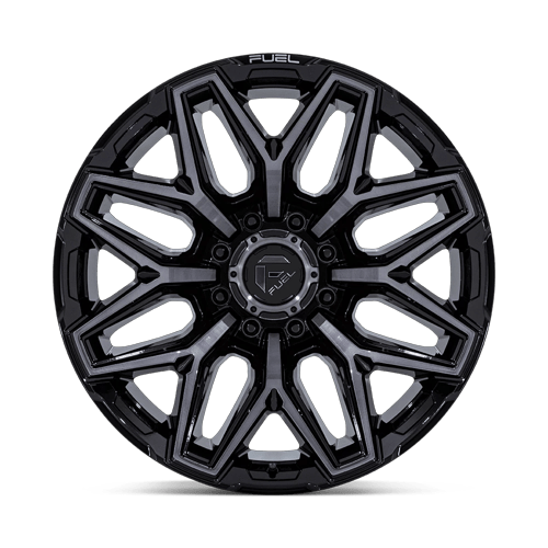 20x9 Fuel Flux Gloss Black Brushed Face With Gray Tint Wheel 8x170 (1mm)