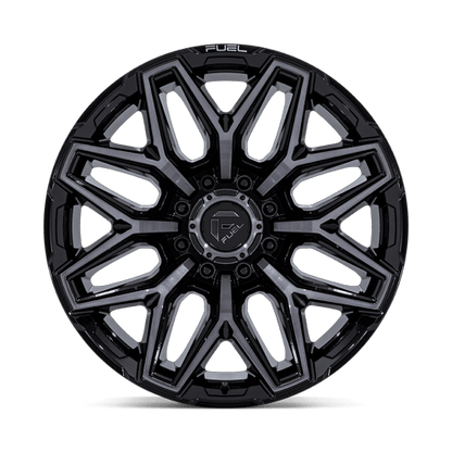 20x9 Fuel Flux Gloss Black Brushed Face With Gray Tint Wheel 8x170 (1mm)