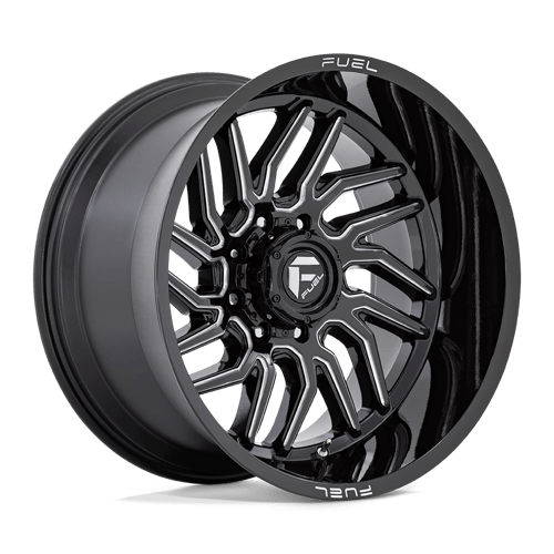 24x12 Fuel Off-Road D807 Hurricane Gloss Black Milled Wheel 5x150 (-44mm)