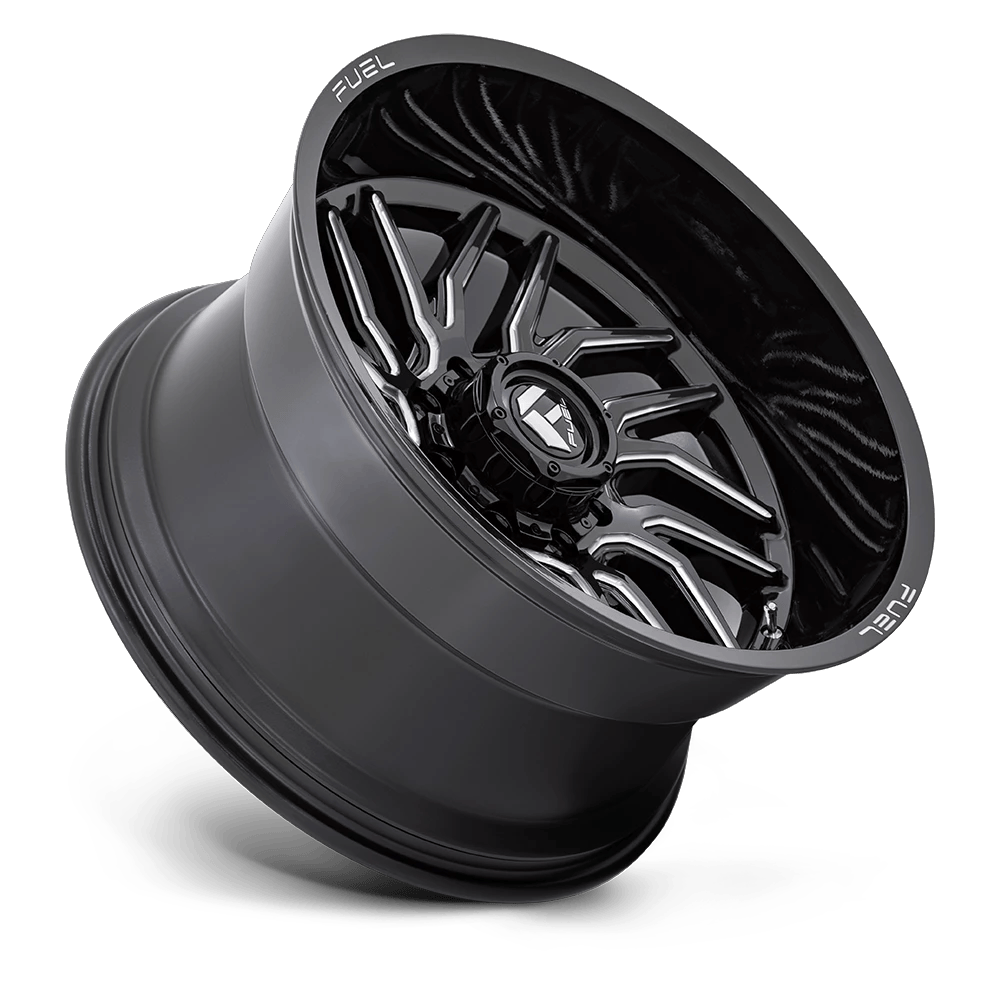 20x10 Fuel D807 Hurricane Gloss Black Milled Wheel 5x5.5 (-18mm)