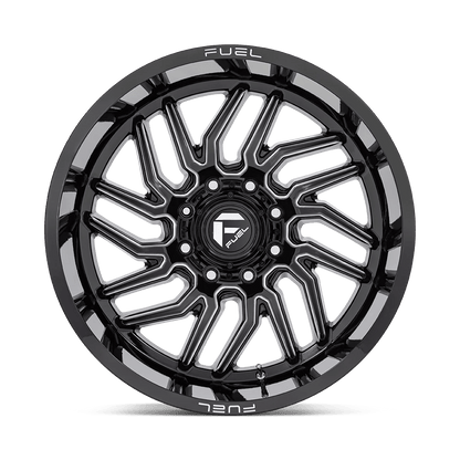 20x10 Fuel D807 Hurricane Gloss Black Milled Wheel 5x5.5 (-18mm)