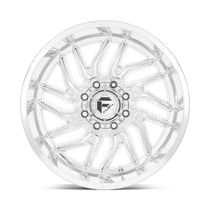 22x12 Fuel D809 Hurricane Polished Milled Wheel 5x5 (-44mm)