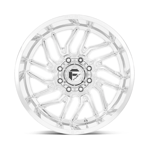 24x12 Fuel Off-Road D809 Hurricane Polished Milled Wheel 5x5 (-44mm)