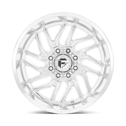 22x12 Fuel D809 Hurricane Polished Milled Wheel 6x5.5 (-44mm)