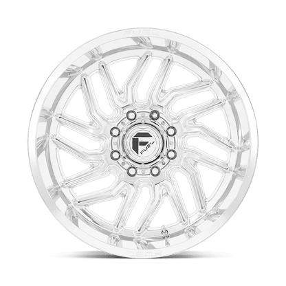 22x12 Fuel D809 Hurricane Polished Milled Wheel 5x5.5 (-44mm)