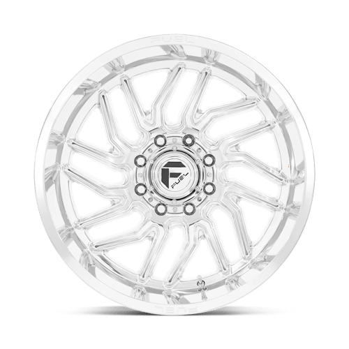 24x12 Fuel Off-Road D809 Hurricane Polished Milled Wheel 5x5 (-44mm)