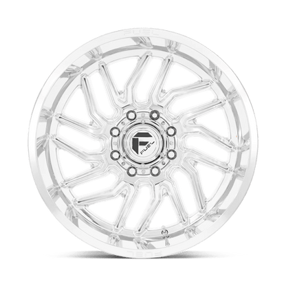 24x12 Fuel Off-Road D809 Hurricane Polished Milled Wheel 5x5 (-44mm)