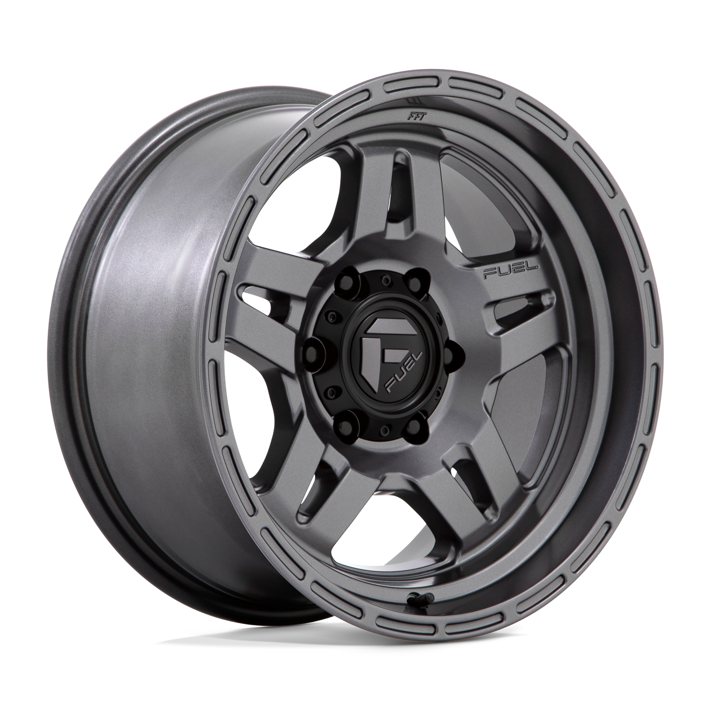 17x8.5 Fuel D801 Oxide Matte Gunmetal Wheel 5x5 (-10mm)