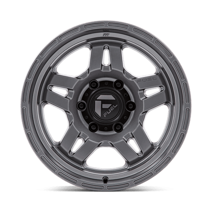 17x8.5 Fuel Off-Road D801 Oxide Matte Gunmetal Wheel 6x5.5 (1mm)