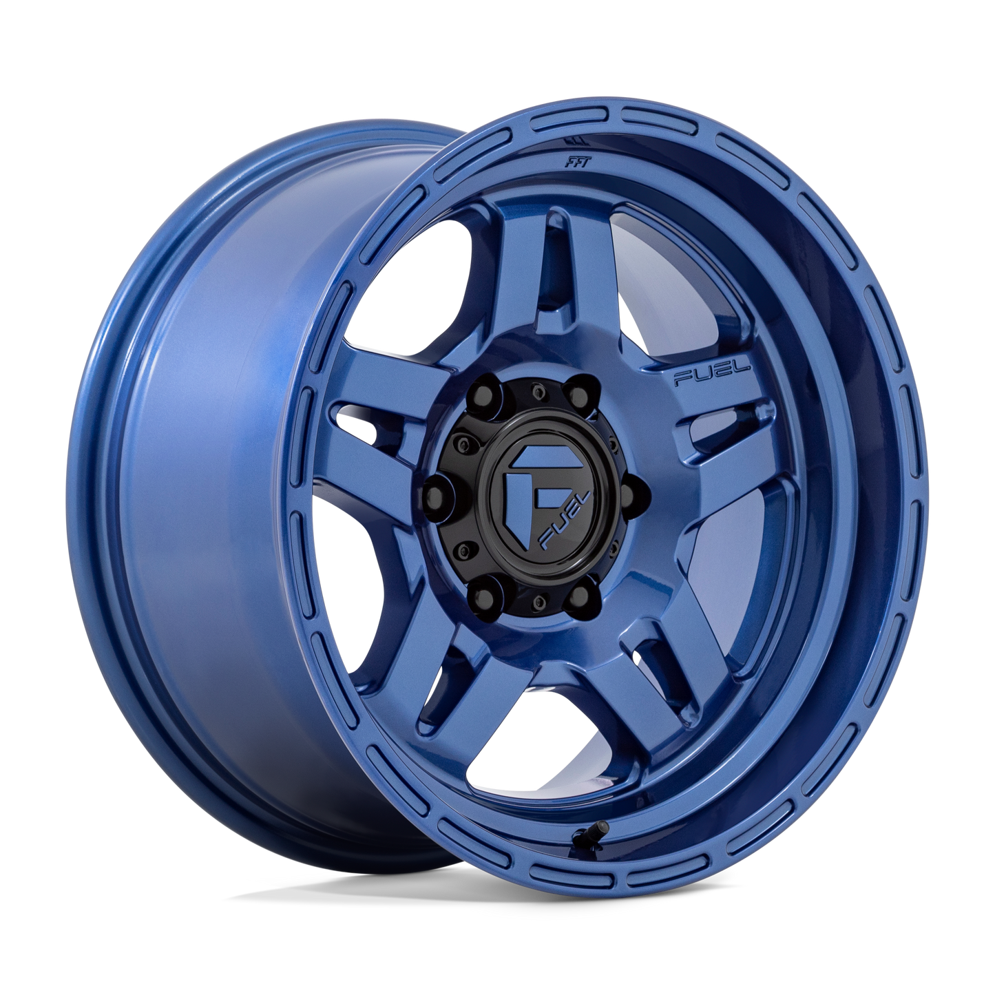 18x9 Fuel D802 Oxide Dark Blue Wheel 6x5.5 (-12mm)