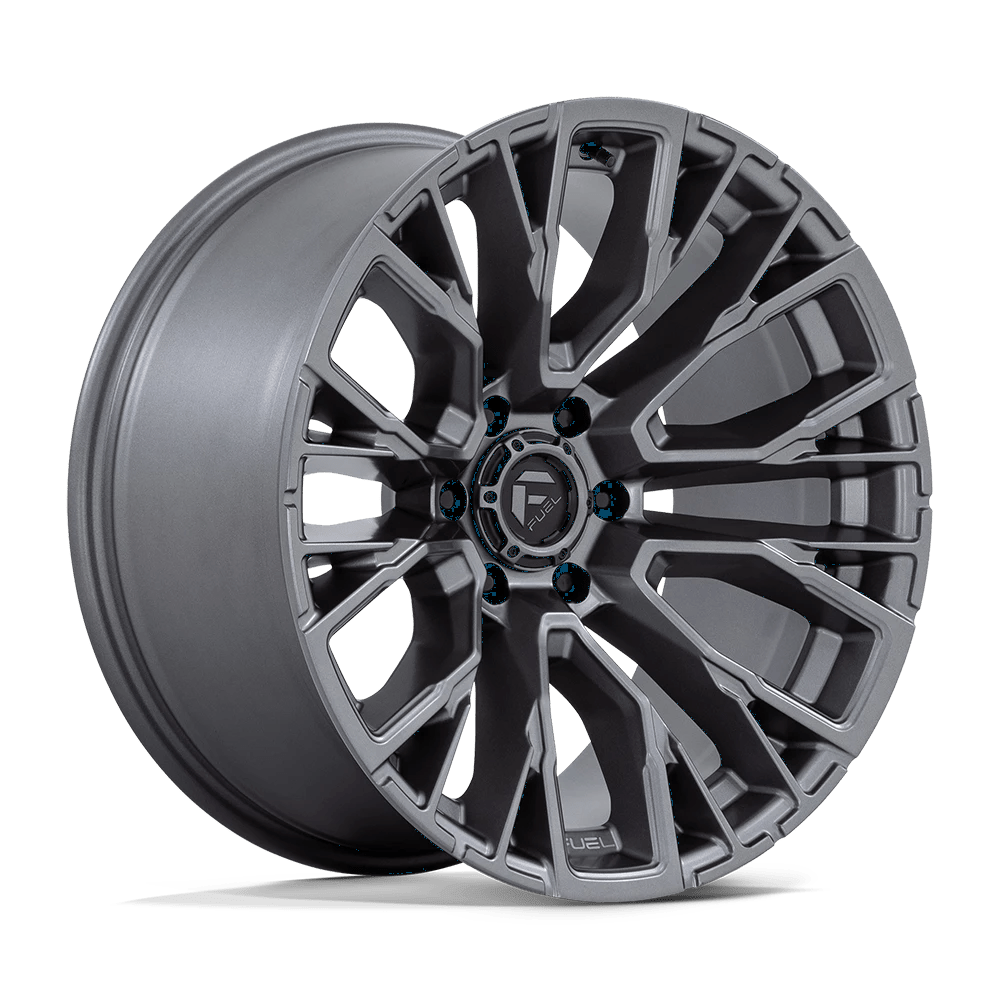 17x9 Fuel D848 Rebar Matte Gunmetal Wheel 6x5.5 (-12mm)