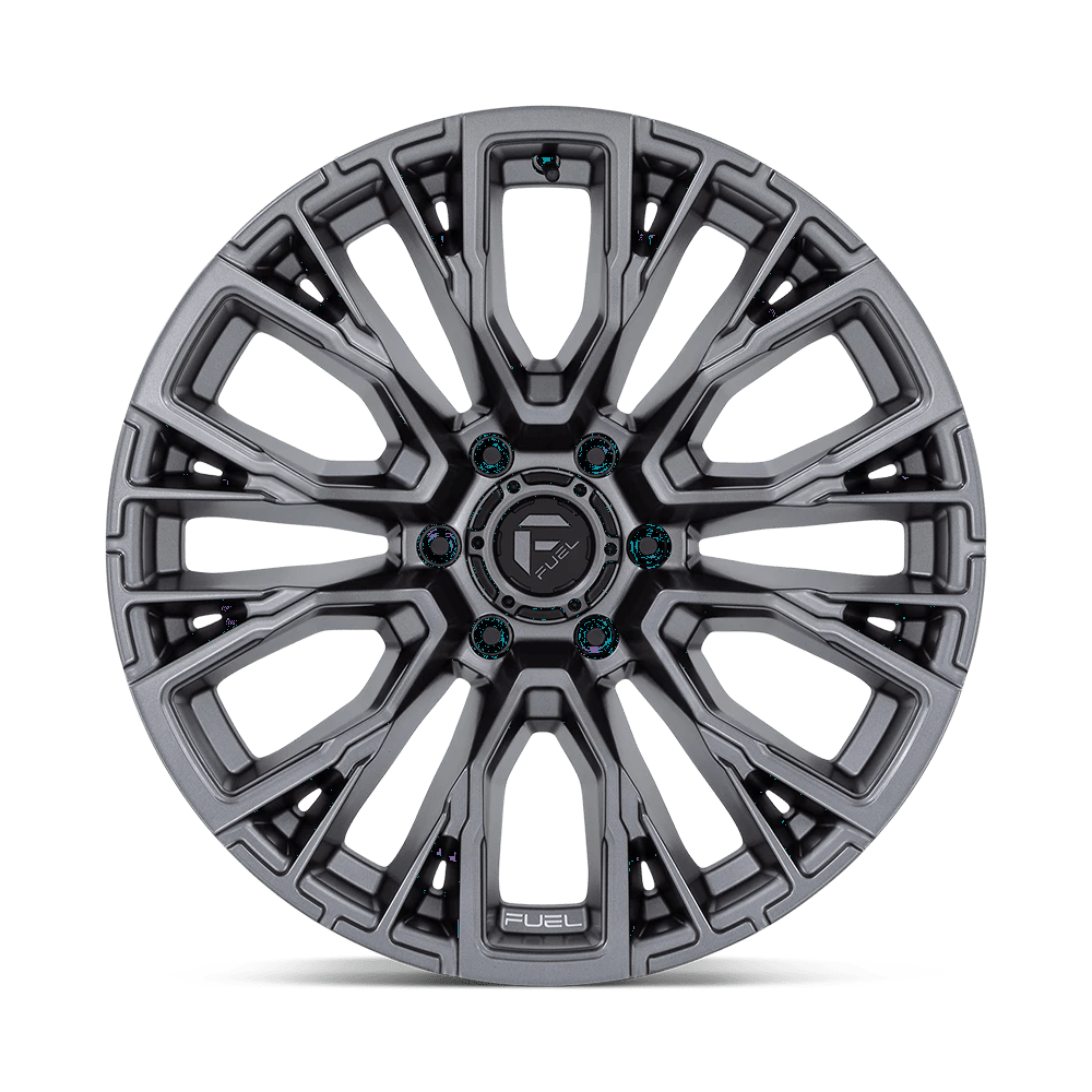 17x9 Fuel D848 Rebar Matte Gunmetal Wheel 6x5.5 (-12mm)