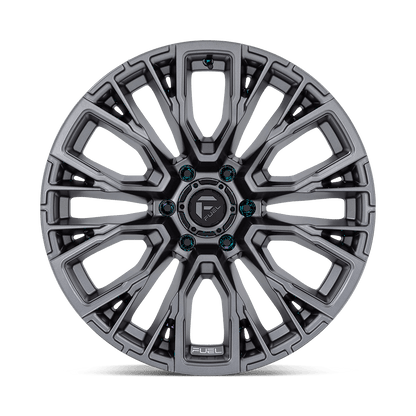 17x9 Fuel D848 Rebar Matte Gunmetal Wheel 6x5.5 (-12mm)