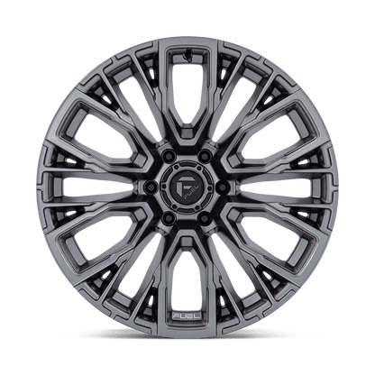 17x9 Fuel D848 Rebar Matte Gunmetal Wheel 6x5.5 (1mm)