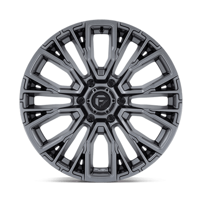 20x9 Fuel D848 Rebar Matte Gunmetal Wheel 6x135 (20mm)
