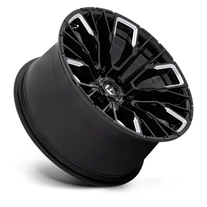 17x9 Fuel Off-Road D849 Rebar Gloss Black Milled Wheel 6x135 (1mm)