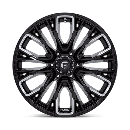 17x9 Fuel D849 Rebar Gloss Black Milled Wheel 6x5.5 (1mm)