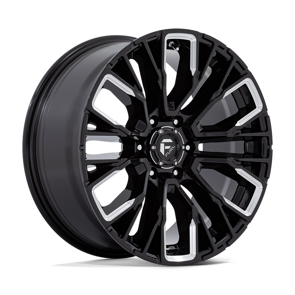20x9 Fuel D849 Rebar Gloss Black Milled Wheel 6x135 (20mm)