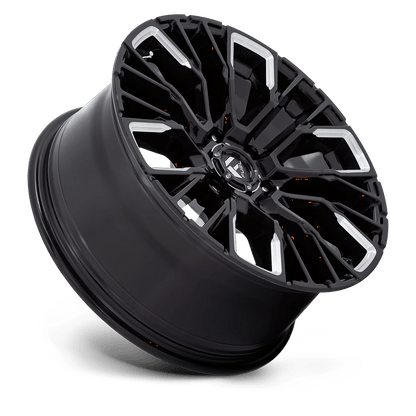 20x9 Fuel D849 Rebar Gloss Black Milled Wheel 6x135 (20mm)