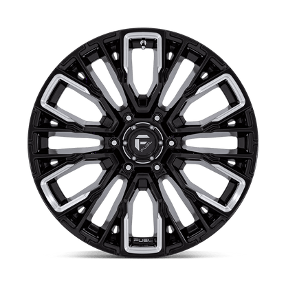 20x9 Fuel D849 Rebar Gloss Black Milled Wheel 6x135 (20mm)