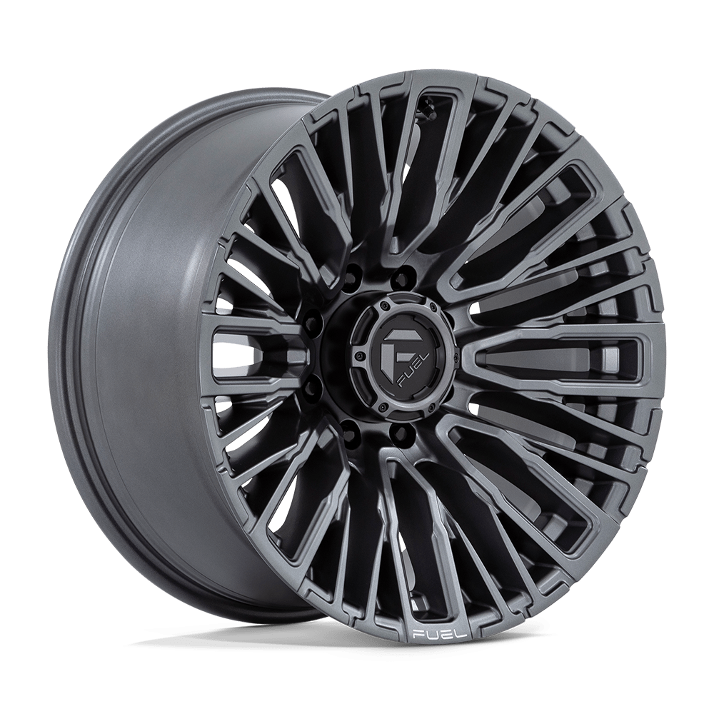 20x10 Fuel D848 Rebar Matte Gunmetal Wheel 8x180 (-18mm)