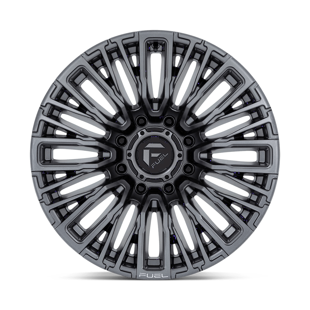 20x10 Fuel D848 Rebar Matte Gunmetal Wheel 8x170 (-18mm)