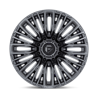 20x10 Fuel D848 Rebar Matte Gunmetal Wheel 8x170 (-18mm)