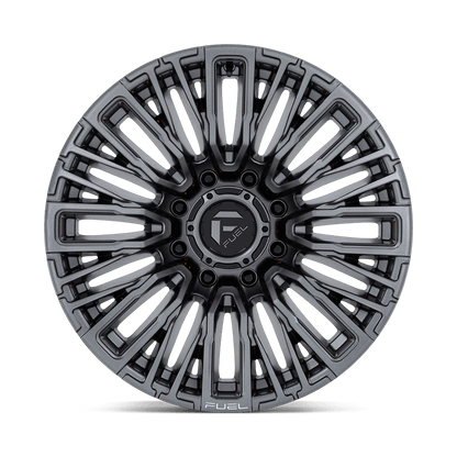 20x10 Fuel D848 Rebar Matte Gunmetal Wheel 8x6.5 (-18mm)