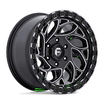 18x9 Fuel Off-Road D840 Runner OR Gloss Black Milled Wheel 6x135 (1mm)