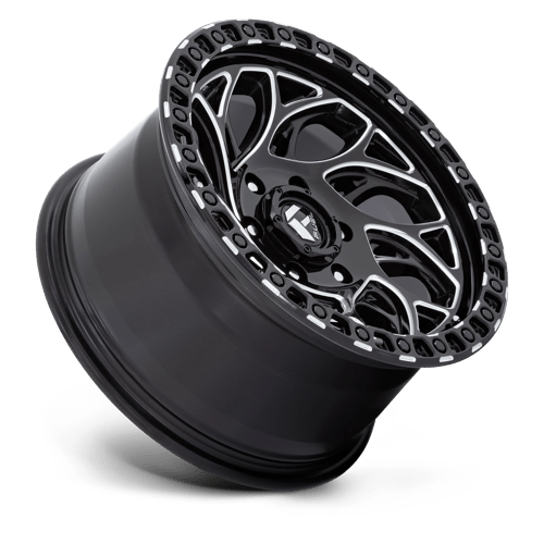 17x9 Fuel Off-Road D840 Runner OR Gloss Black Milled Wheel 6x4.5 (1mm)