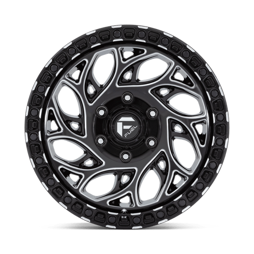 17x9 Fuel Off-Road D840 Runner OR Gloss Black Milled Wheel 5x150 (1mm)