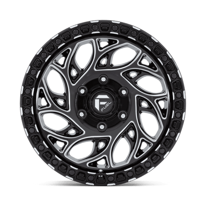17x9 Fuel Off-Road D840 Runner OR Gloss Black Milled Wheel 6x135 (-12mm)