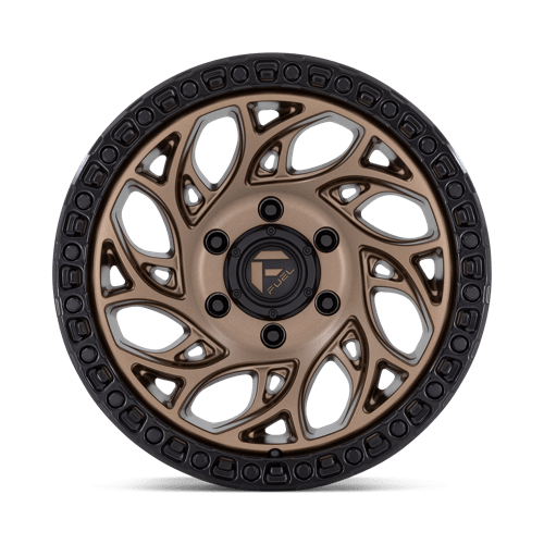 18x9 Fuel Off-Road D841 Runner OR Bronze With Black Ring Wheel 5x5 (1mm)