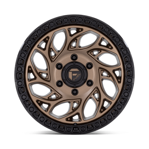 17x9 Fuel Off-Road D841 Runner OR Bronze With Black Ring Wheel 6x120 (1mm)