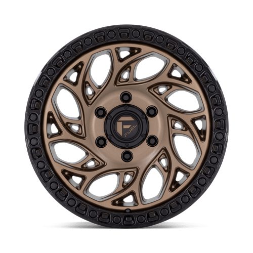 17x9 Fuel Off-Road D841 Runner OR Bronze With Black Ring Wheel 6x135 (1mm)