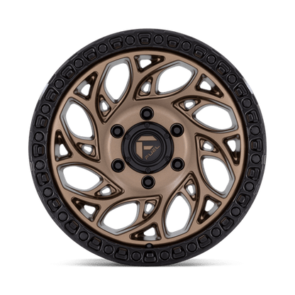17x9 Fuel Off-Road D841 Runner OR Bronze With Black Ring Wheel 6x135 (1mm)