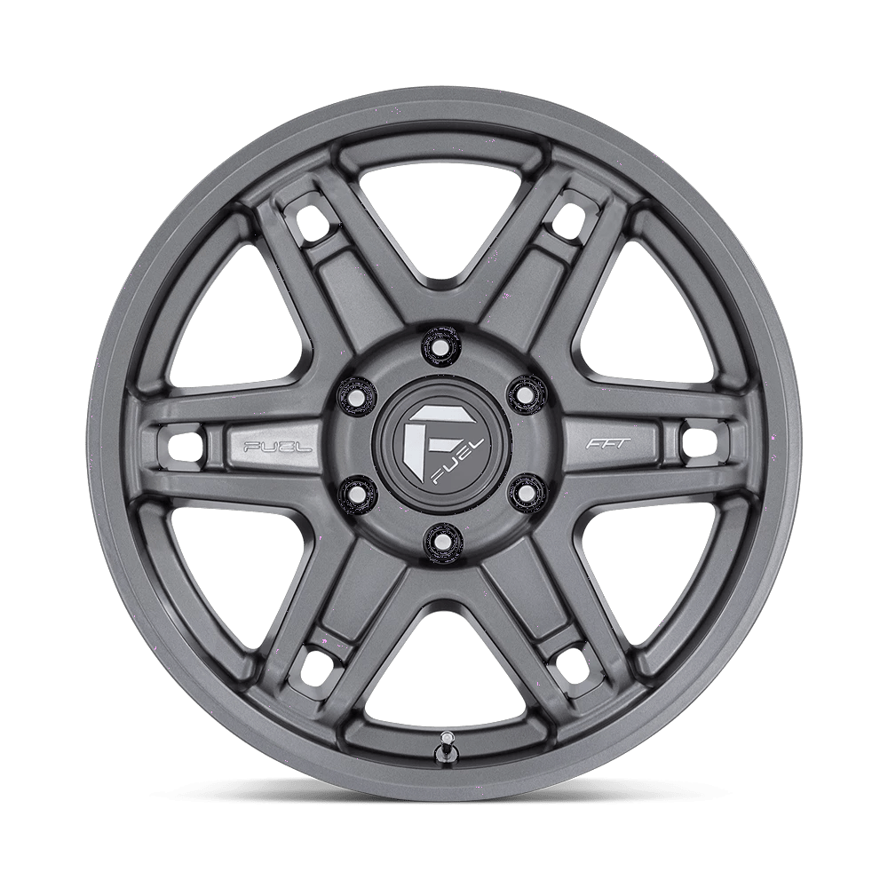 17x8.5 Fuel Off-Road D838 Slayer Matte Gunmetal Wheel 6x5.5 (-15mm)