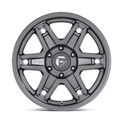 17x8.5 Fuel Off-Road D838 Slayer Matte Gunmetal Wheel 6x5.5 (-15mm)