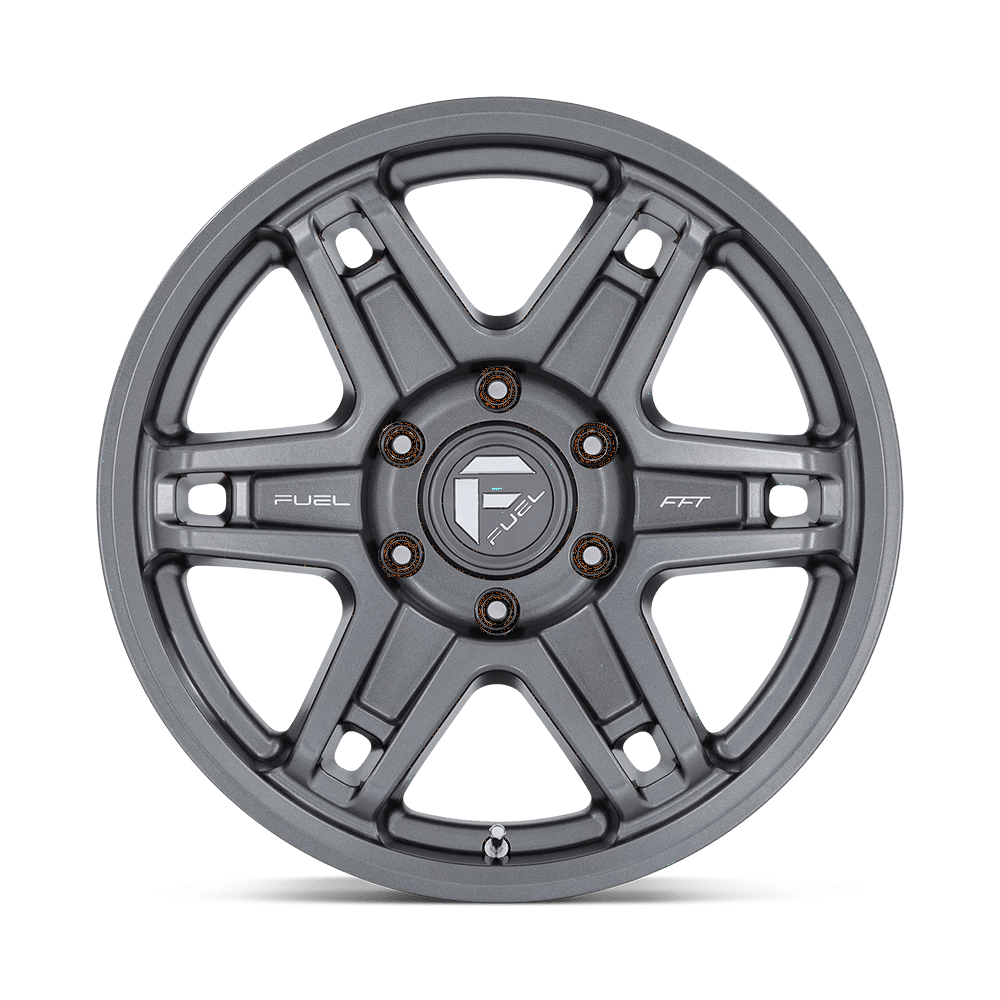 18x8.5 Fuel D838 Slayer Matte Gunmetal Wheel 6x5.5 (1mm)