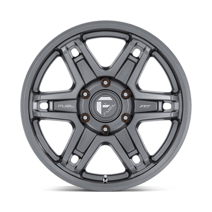18x8.5 Fuel D838 Slayer Matte Gunmetal Wheel 6x5.5 (1mm)