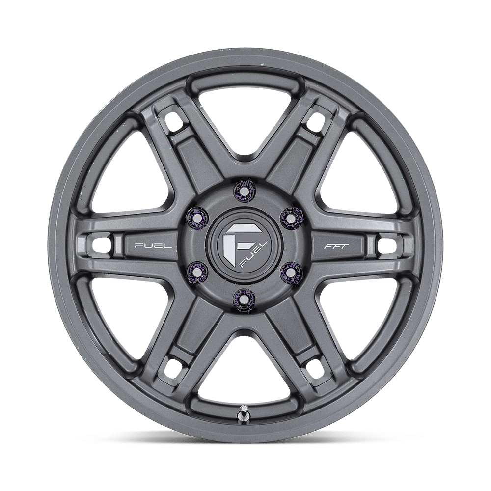 18x8.5 Fuel D838 Slayer Matte Gunmetal Wheel 6x135 (1mm)