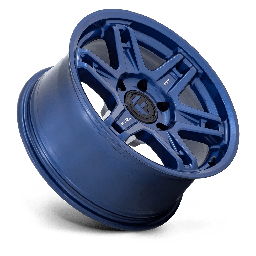 18x8.5 Fuel D839 Slayer Dark Blue Wheel 6x5.5 (1mm)