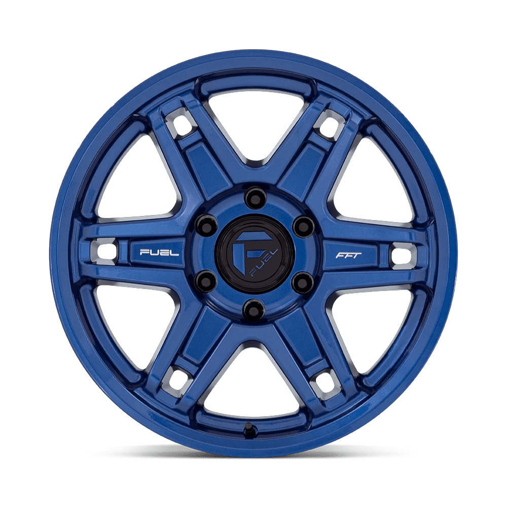17x8.5 Fuel D839 Slayer Dark Blue Wheel 6x5.5 (1mm)