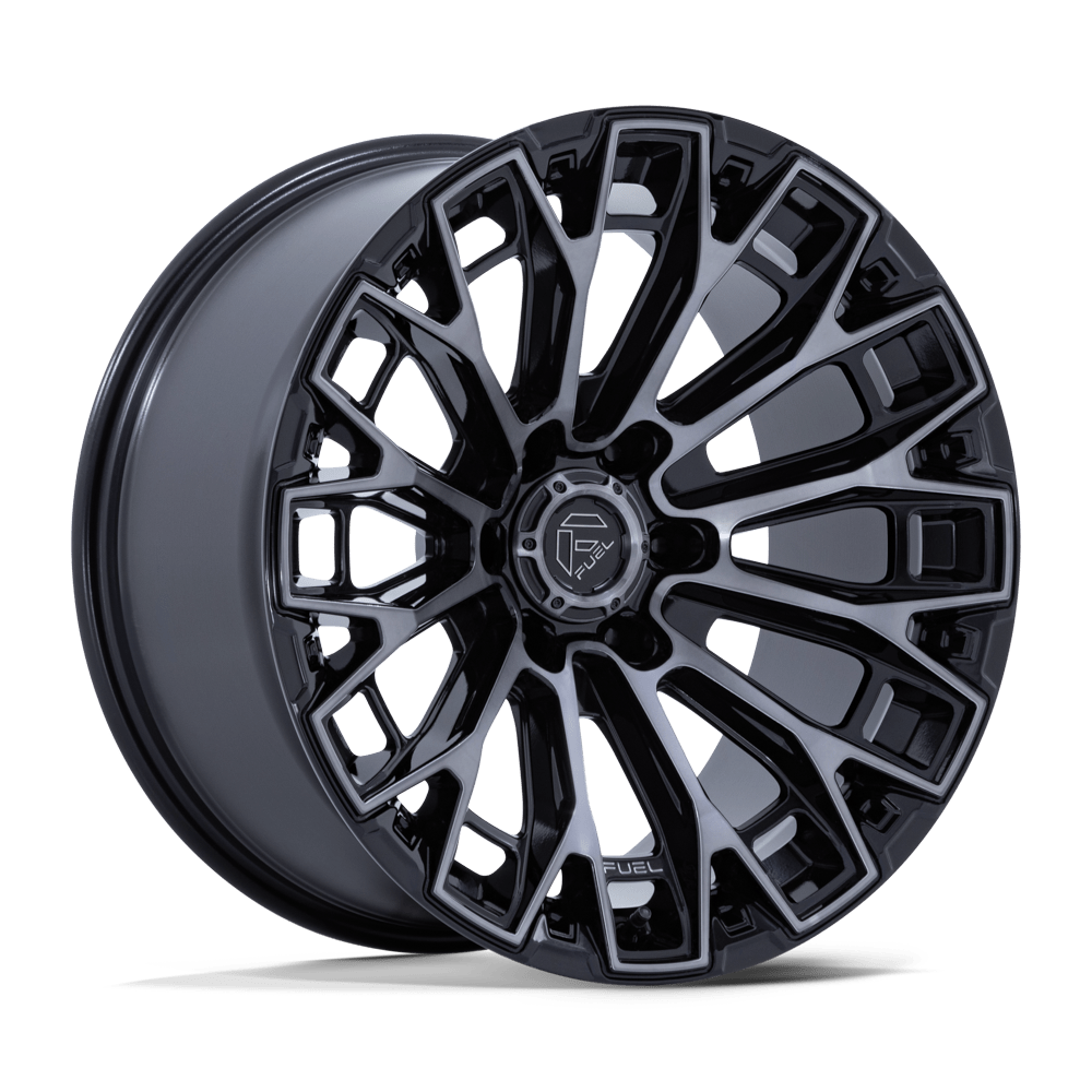 17x9 Fuel FC882 Trax Gloss Black Machined Face Dark Tinted Wheel 6x5.5 (20mm)