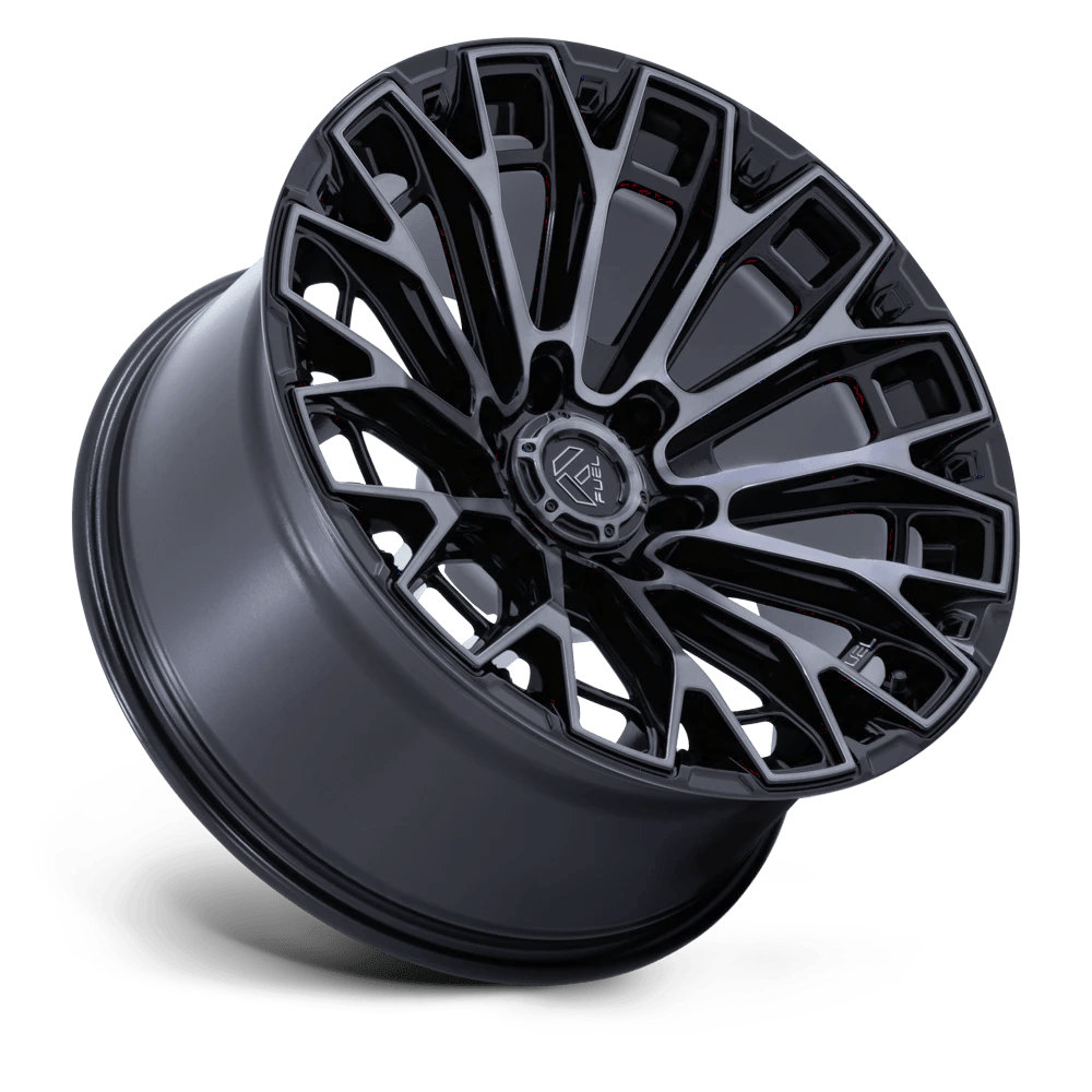 17x9 Fuel FC882 Trax Gloss Black Machined Face Dark Tinted Wheel 6x5.5 (-12mm)